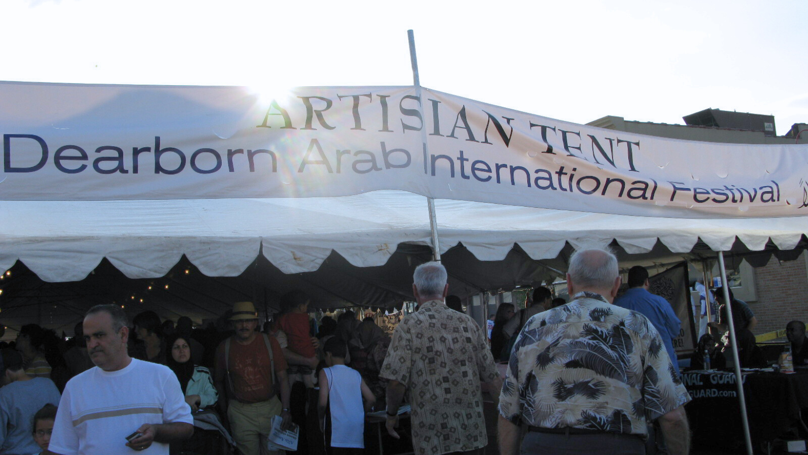 Dearborn Islamic festival tent